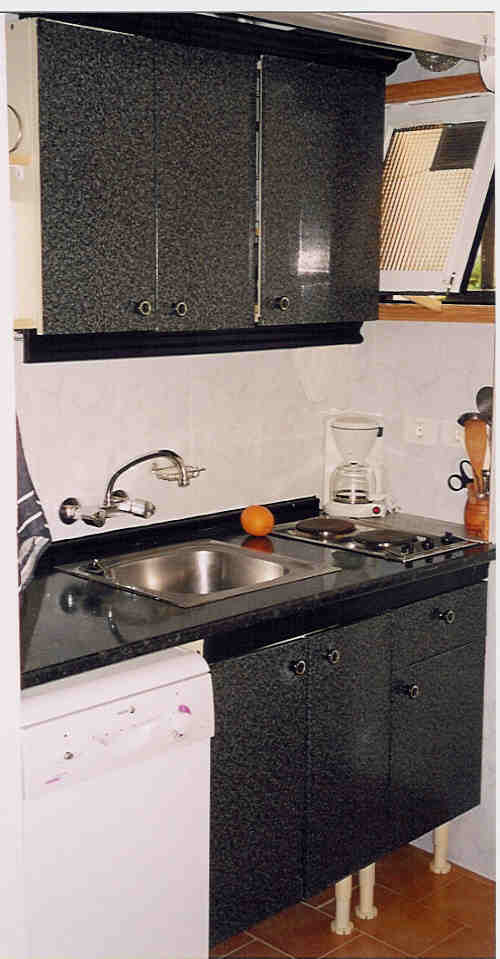 From the kitchen in the test apartment for asthma, allergy and environment related health problems